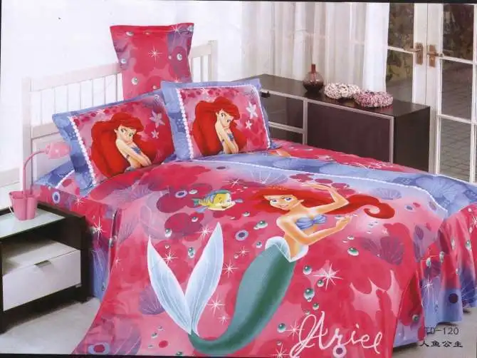 Little mermaid bedding comforter sets twin full size girls ...