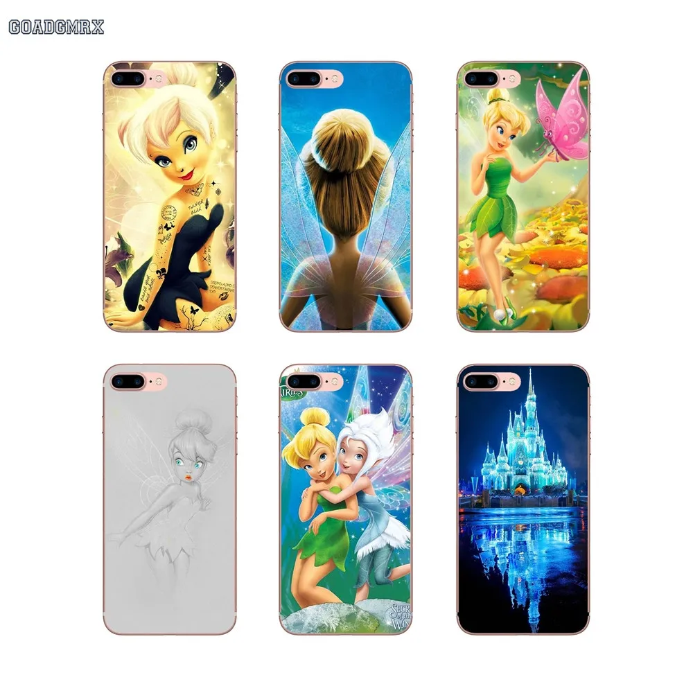 Прозрачные мягкие чехлы для Samsung Galaxy S2 S3 S4 S5 Mini Alpha S6 S7 edge S8 S9 Plus J1 Grand Prime Tinkerbell Peter Pan |