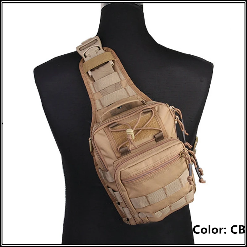 Men Shoulder Crossbody Molle Bag Military Travel Sling Chest Hunting