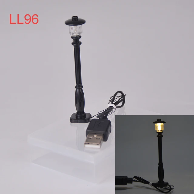MTELE High Quality DIY Street Light Accessories For City Series Building Block Toy LED Lighting