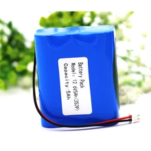 KLUOSI 12V аккумулятор 3S2P 11,1 V/12,6 V 5000mAh 18650 литий-ионный аккумулятор с 5А BMS для светодиодный светильник