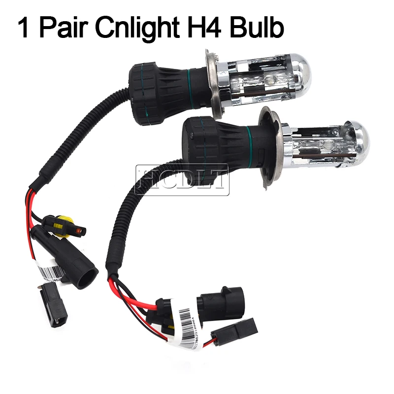 HCDLT 35W Cnlight H4-3 Bixenon H4 HID Bulb 4300K 6000K 5000K Car Light Xenon H4 High Low Beam Bulb With Relay Harness Controller (5)