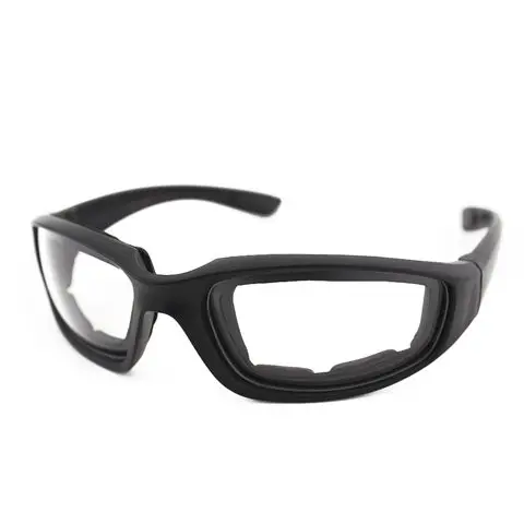 Уличные спортивные мотоциклетные очки ветрозащитные армейские поляризованные солнцезащитные очки для велоспорта мужские велосипедные очки Защита для мотокросса - Цвет: Прозрачный