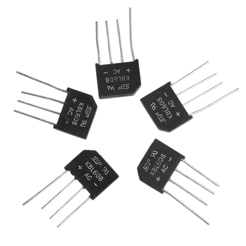 5 шт. KBL608 DIP 6A 800V диодный мост Rectifi|Соединители| |