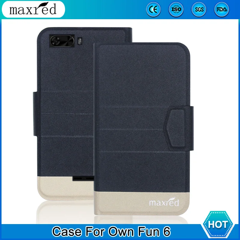 

5 Colors ! Own Fun 6 Case 2019 High Quality Flip Ultra-thin Luxury Leather Protective Case For Own Fun 6 Cover Phone