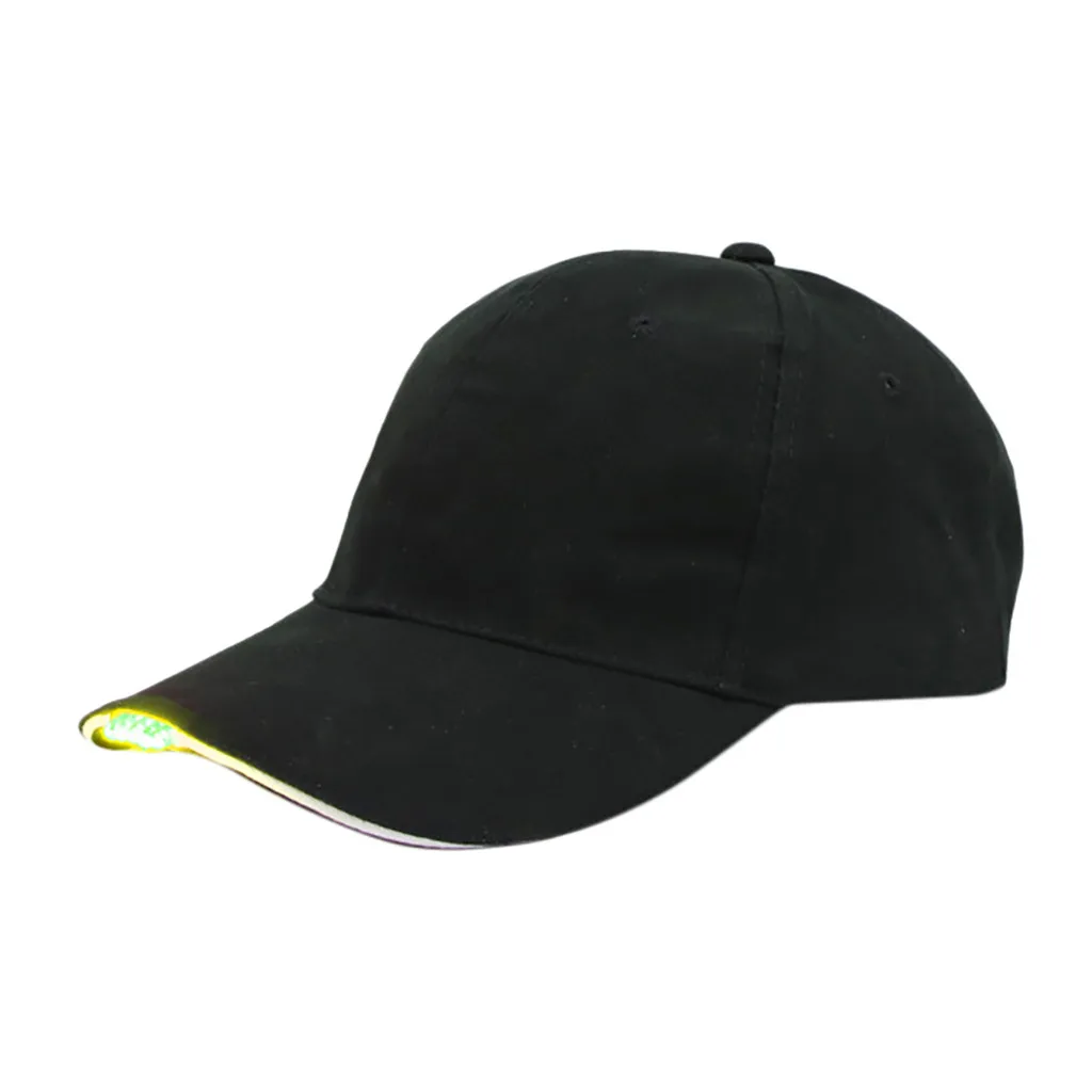 Светодиодный светящаяся шляпа светящаяся, для клуба вечерние Бейсбол Хип-хоп Регулируемая Спортивная Кепка бейсбольная кепка бейсболка, шляпа, кепка Hombre - Цвет: 4