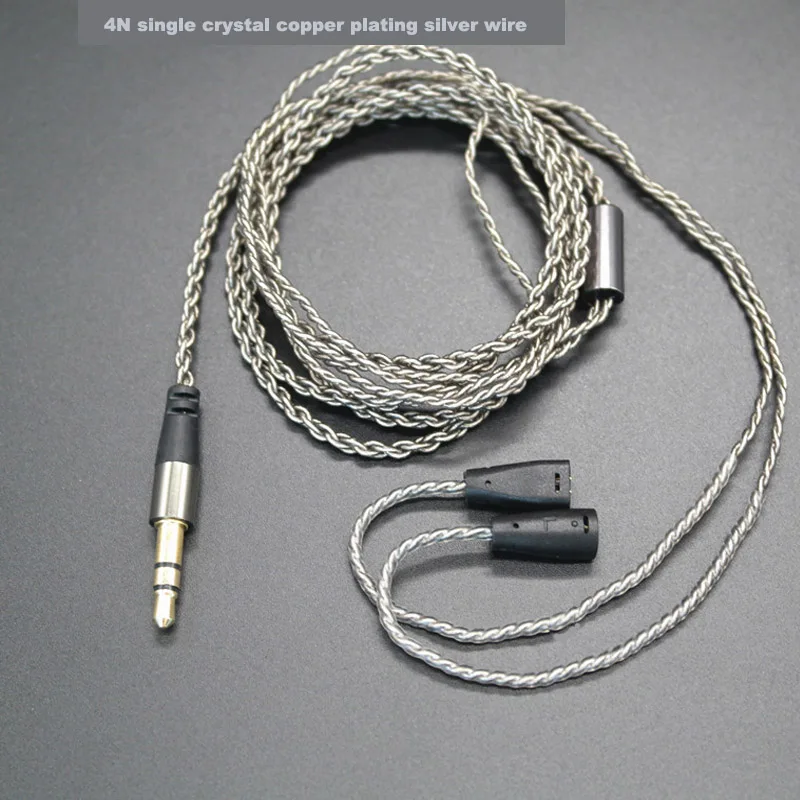 4N SILVER CABLE FOR SHURE FOR IE80