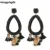 Hongyingfu Brincos Gota de Água de Cristal Brincos Grandes para As Mulheres Bohemian Tassel Longo Brincos Aretes Oorbellen Moda Senhora Presentes
