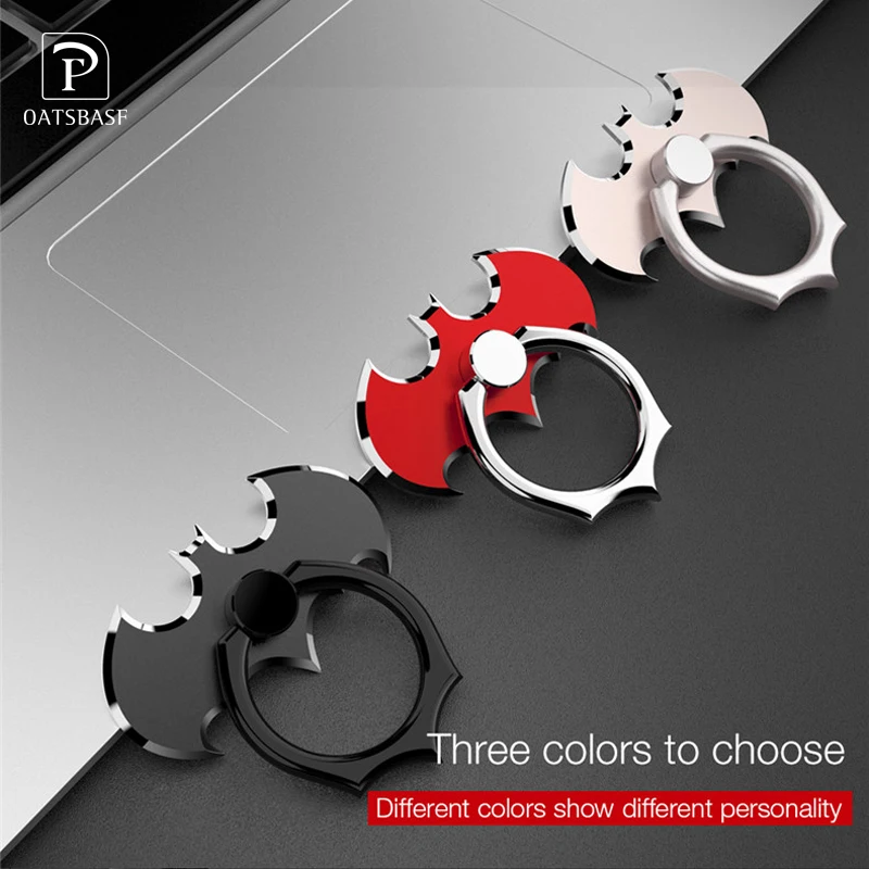 Oatsbasf Bat 360 Degree Rotate Holder Finger Ring Mobile Phone Stand Holder For iPhone/Samsung/Xiaomi All Smart Phone Holder Oatsbasf Bat 360 Degree Rotate Holder Finger Ring Mobile Phone Stand Holder For iPhone/Samsung/Xiaomi All Smart Phone Holder