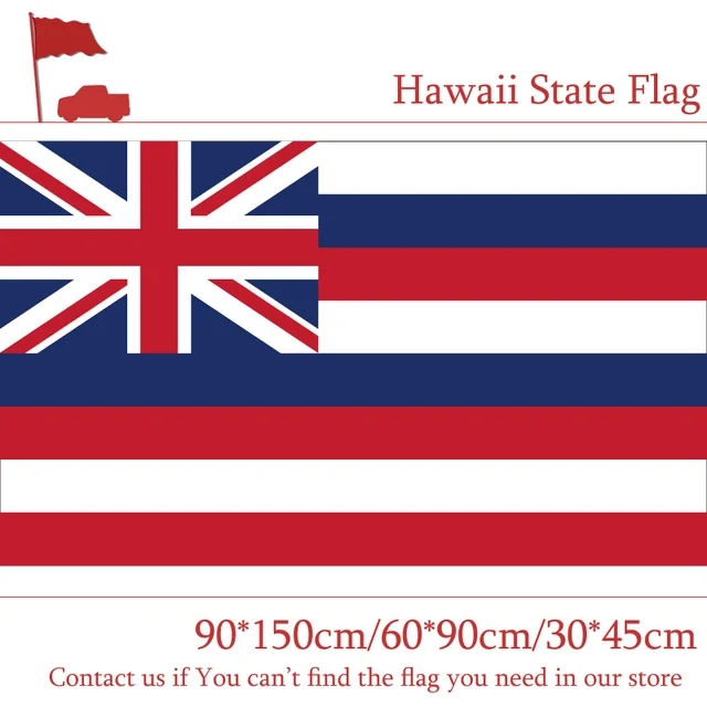 3x5ft Hawaii Flag 90*150cm 60*90cm Flag Custom High quality 100d