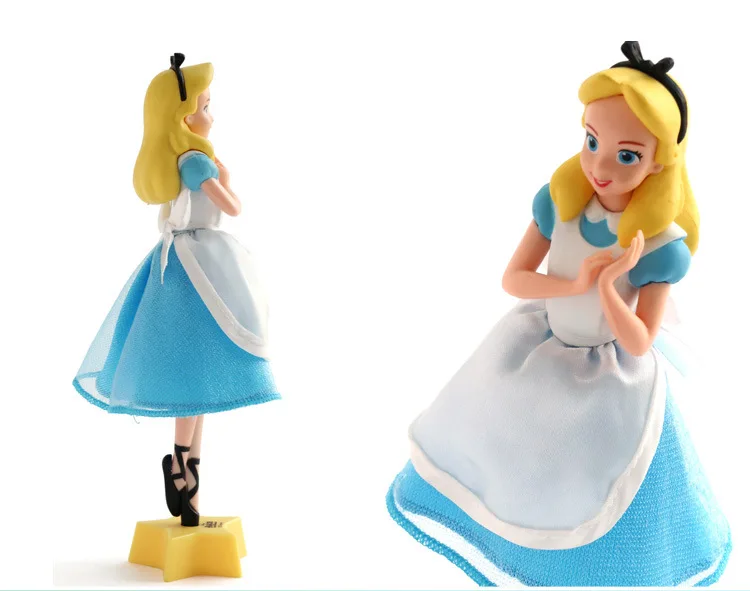 Figura de Ação Brinquedos para Crianças Disney Genuína Princesa Cinderela Neve Branca Bola Caneta Decoração Pvc Coleção Estatueta Presentes 18cm 16 bola caneta figura de ação decoração pvc
