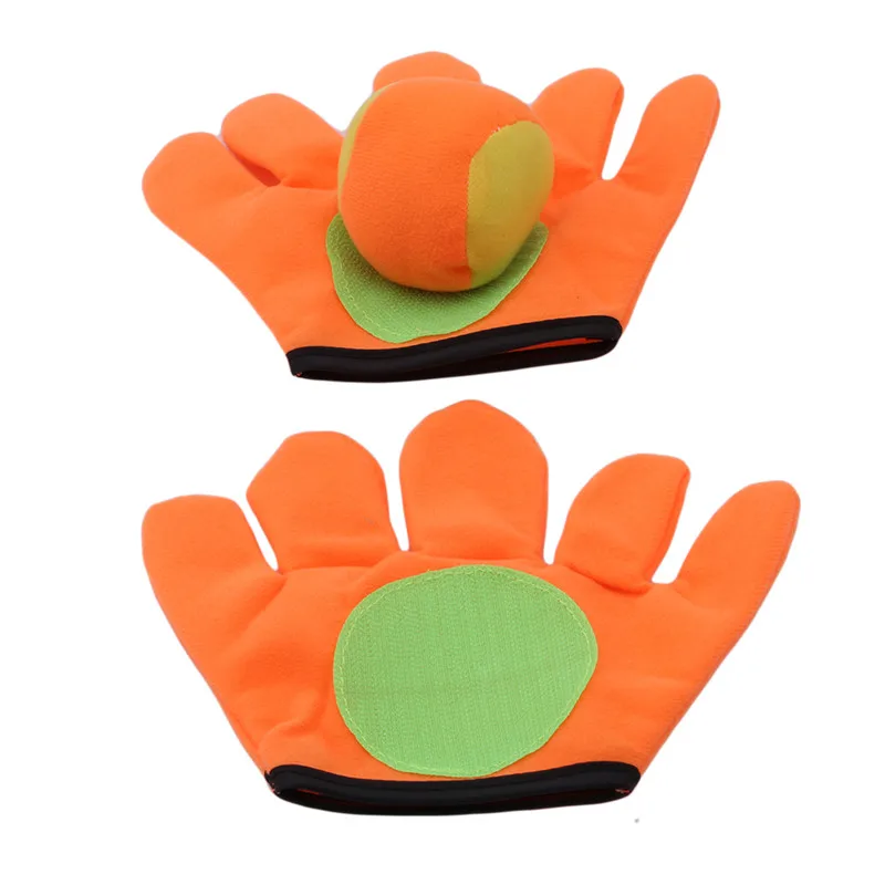 

Small/large Gloves Sticky Ball Outdoor Sports Game Throw Catch Balls Toy Gloves Set Sticky Mitts Kids Playing