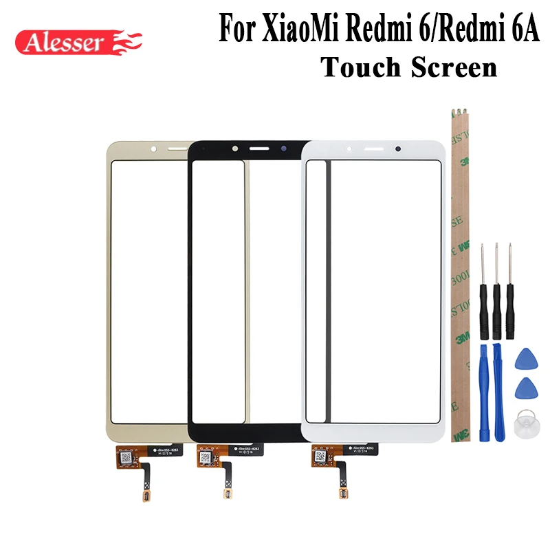 

Alesser For XiaoMi Redmi 6 Touch Screen Perfect Repair Parts Touch Panel With Tools And Adhesive For XiaoMi Redmi 6A Mobilephone