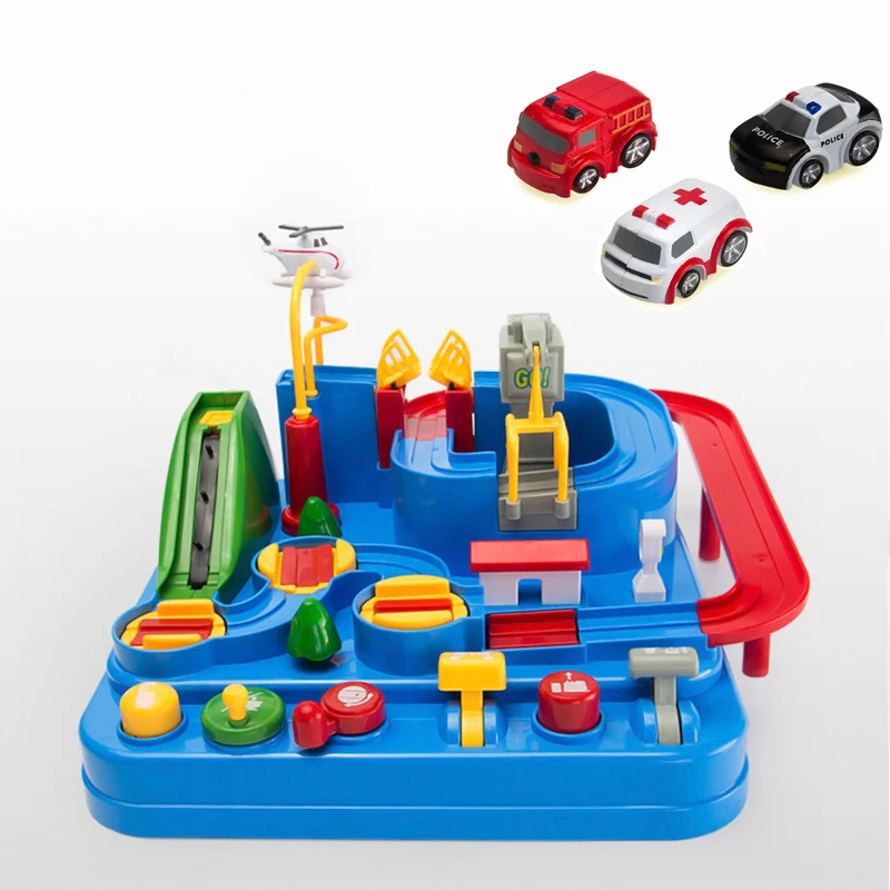 

Race Run Car Track Building Blocks Big Size Educational Toys