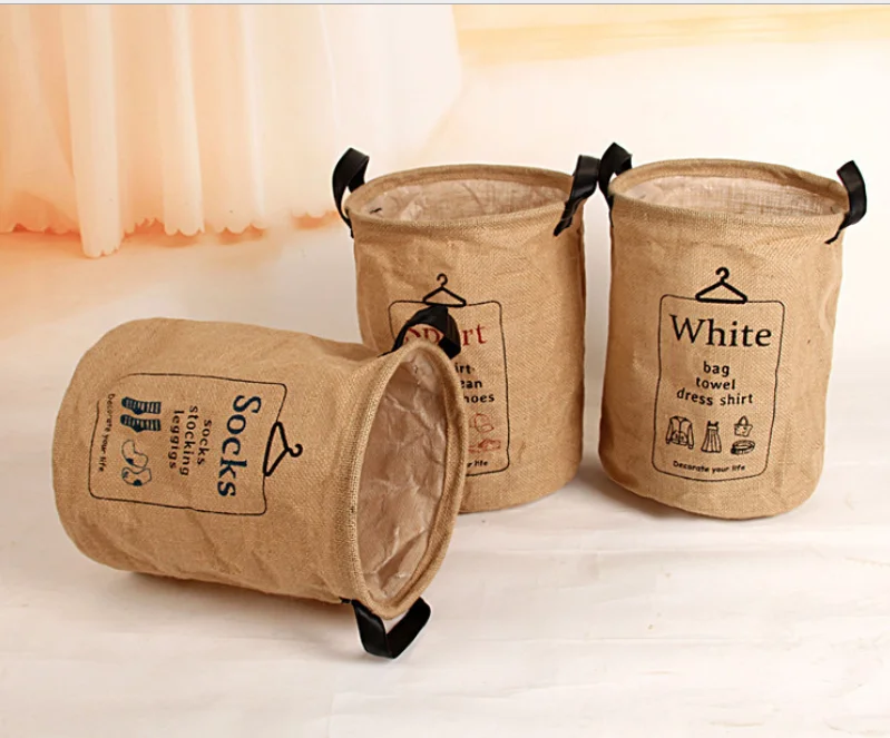 3 أنواع سلة الغسيل تخزين غسل الملابس القذرة القماش أشتات لعبة حامل مُنظِم سلة التخزين 23*29 سنتيمتر