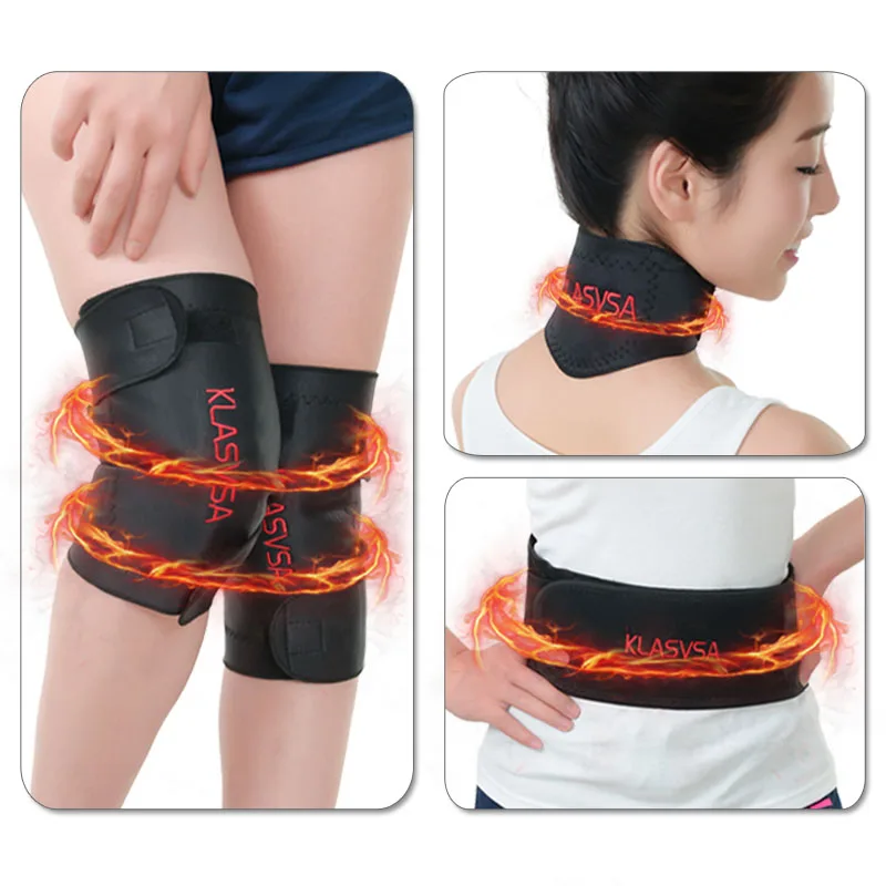 3pcs/set Self-heating Tourmaline Knee Belt Neck Magnetic Therapy Belt For Back Waist Support Brace Massager Tourmaline Products 3pcs/set Self-heating Tourmaline Knee Belt Neck Magnetic Therapy Belt For Back Waist Support Brace Massager Tourmaline Products
