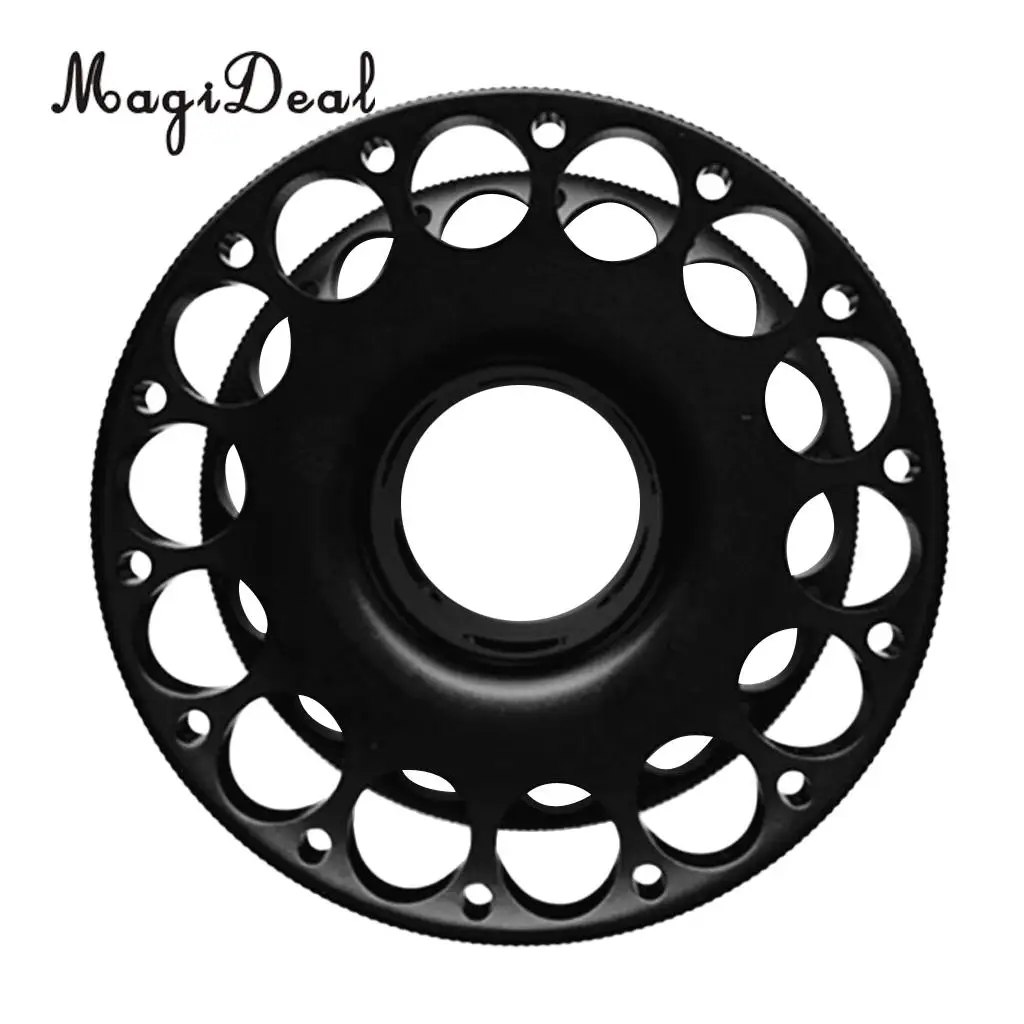 MagiDeal Lot 2 Durable Black + Pink Aluminum Alloy Dive Reel Finger Spool for Underwater Scuba Diving Snorkeling Free Diving