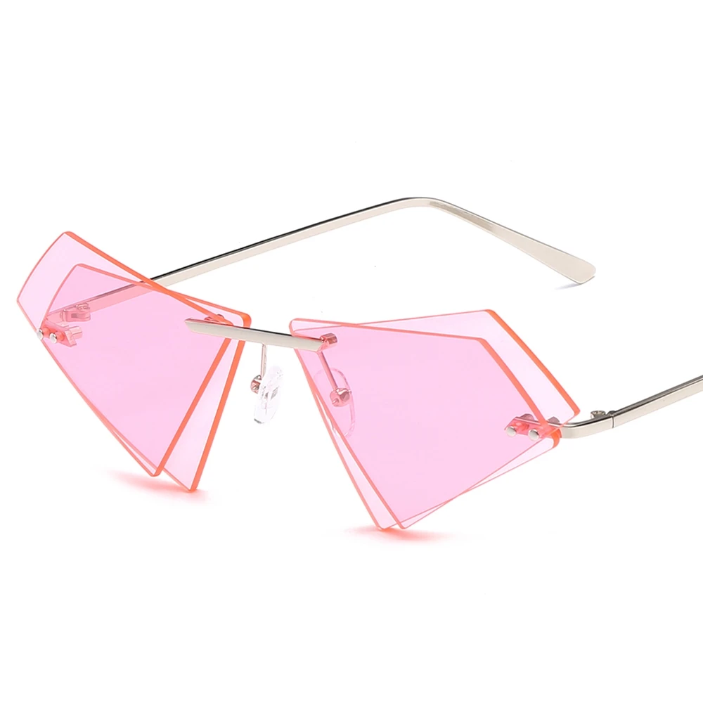 Модные уникальные очки с треугольной оправой для ночного видения, очки для вождения для женщин, желтые очки, бренд lunetes de vision nocturne 7763CJ - Цвет оправы: NO.3