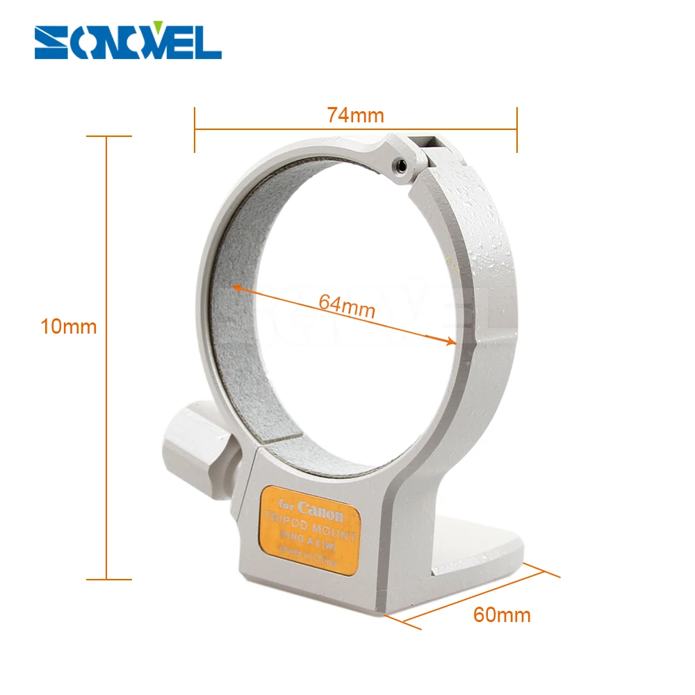 Крепежное кольцо для штатива A II(W) для Canon EF 70-200 мм F4L F4L IS/EF 300 мм F4L/EF 400mmF5. 6L/EF 80-200 мм 2.8L