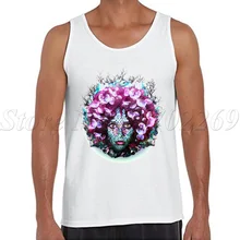 Новая мода чужой природа Дизайн Для мужчин топы ретро с цветочным принтом Летняя майка