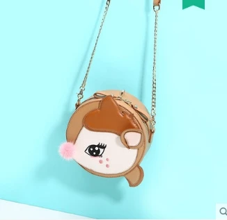 

Princess sweet lolita bag Cartoon sprouting deer chain small round bag lovely girl Mini fashion Shoulder cross bag DML107
