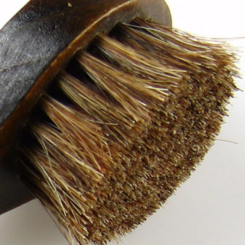 17 см длинная ручка деревянная Щетина Щетка для волос обувной обуви Лак Блеск чистящие щетки