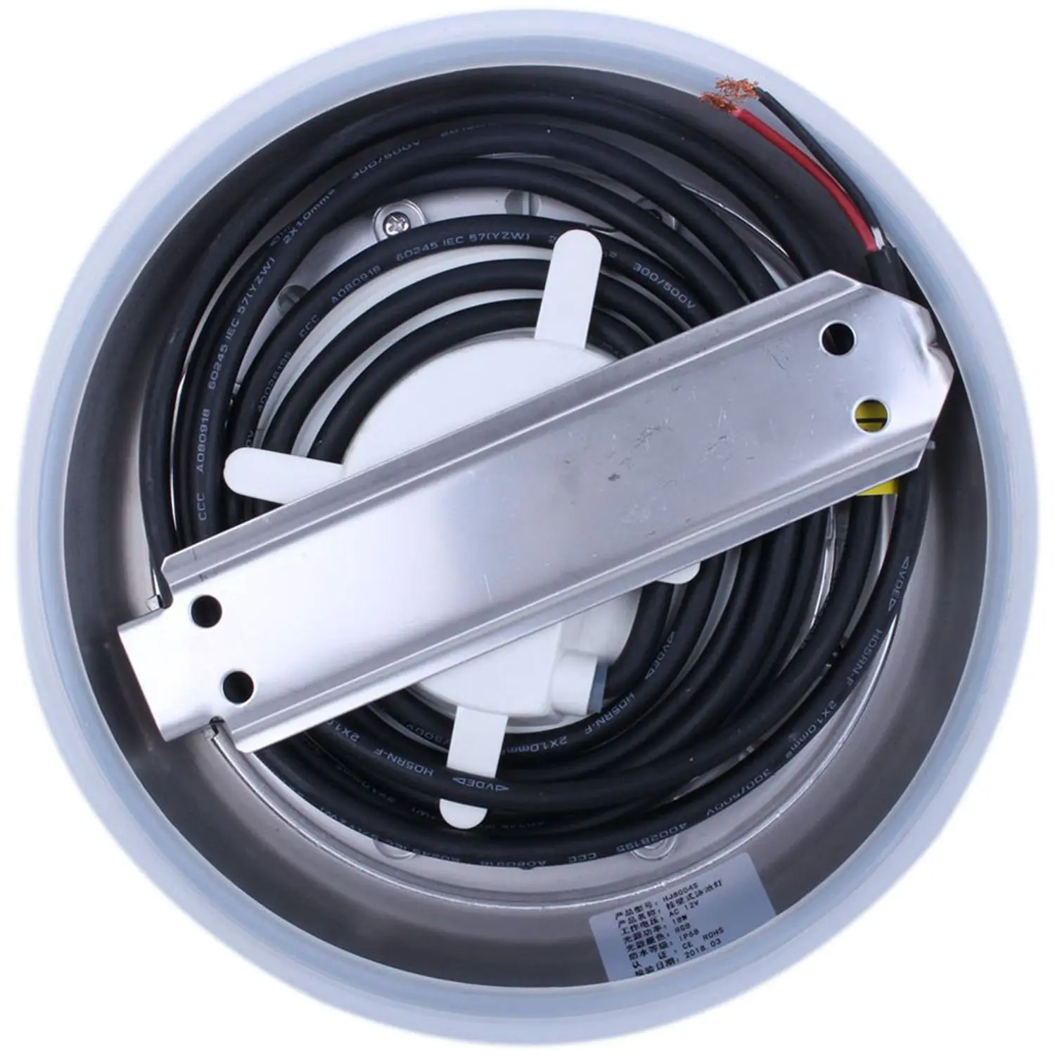 

Underwater Light Wall-mounted Pool Light18W Stainless+PC Filled LED Swimming Pool Light RGB Multi-color 12V Drop Shopping