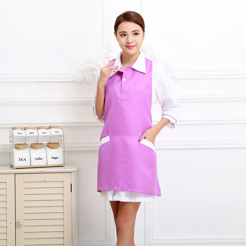 Beauty Salon Beautician Work Clothes Apron Korean Version Fashion Nail Waitress Sleeveless Skirt Female Supermarket Apron