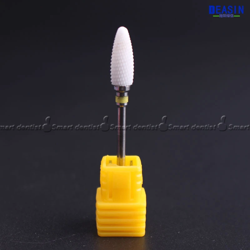 6 pcs x Nail Ceramica Mais Pallottola Rettifica Head set Attrezzo Speciale per Electric Nail Grinder 2.35 millimetri dental polacco trapani