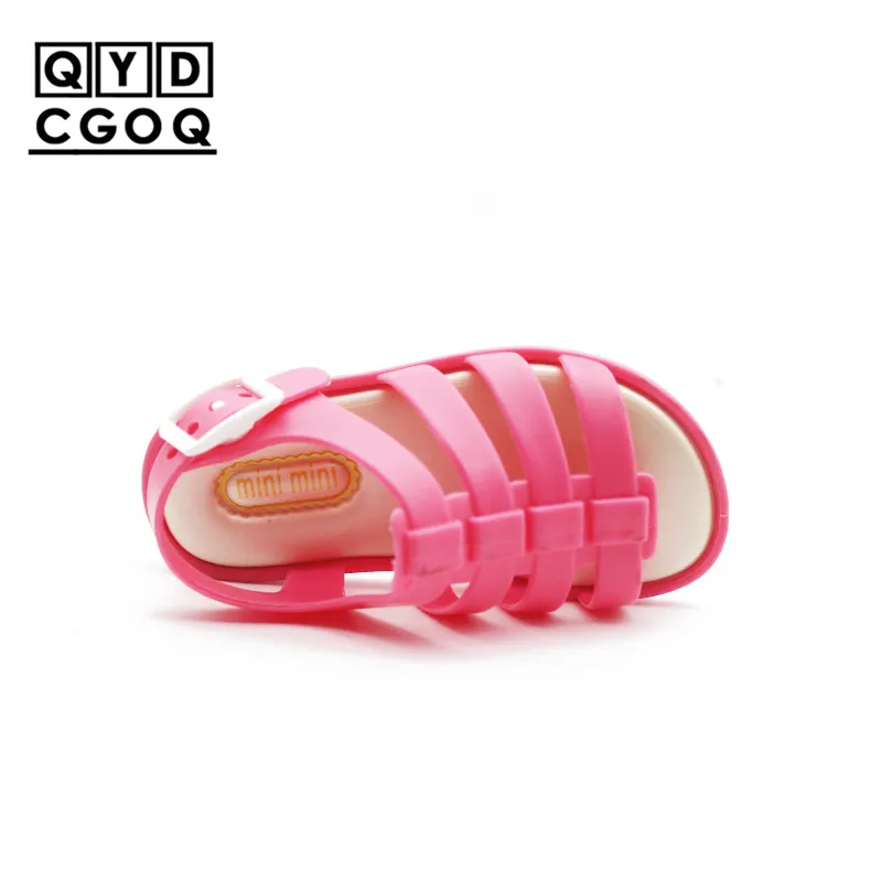 Классические римские сандалии для девочек Mini Melissa новинка 2019 Желейная обувь