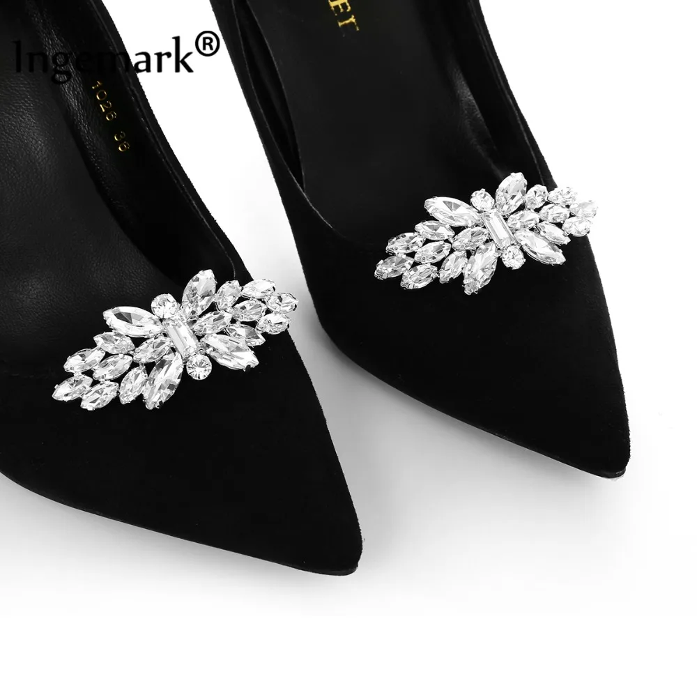 

Ingemark Fashion Rhinestone Shoes Clips Charm Women Bridal High-heel Pumps Crystal Shoes Accessories Anklet Wedding Decoration