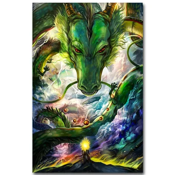 

Dragon Ball Z Art Silk Fabric Poster Print 13x20 inch Japanese Anime Goku Picture for Living Room Wall Decor Gift 006