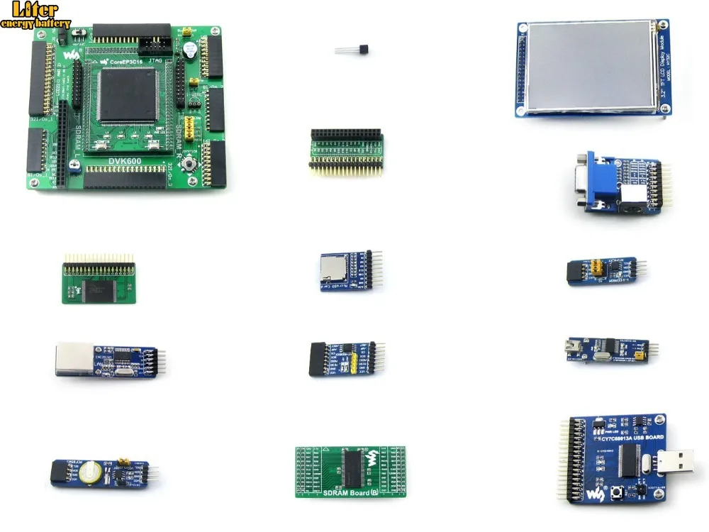 Altera Cyclone EP3C16 EP3C16Q240C8N ALTERA III FPGA макетная плата + 13 комплектов аксессуаров = OpenEP3C16 C