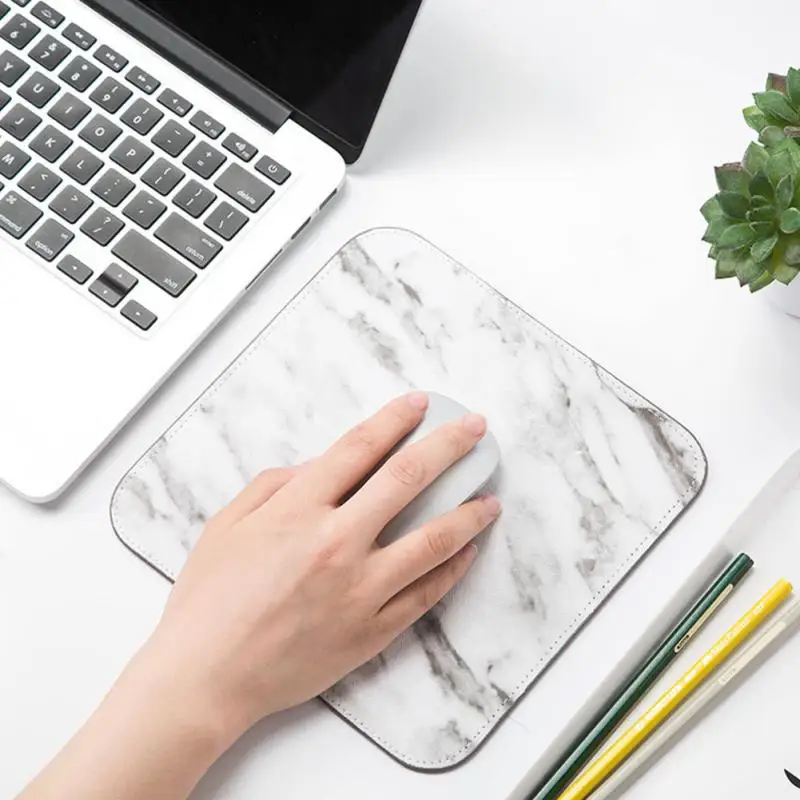 

Desk Sets Mouse Pad Office Desk Mat Gaming Rubber Anti-slip Marble Pattern Mouse Pad Cartoon Drop Shipping #0820