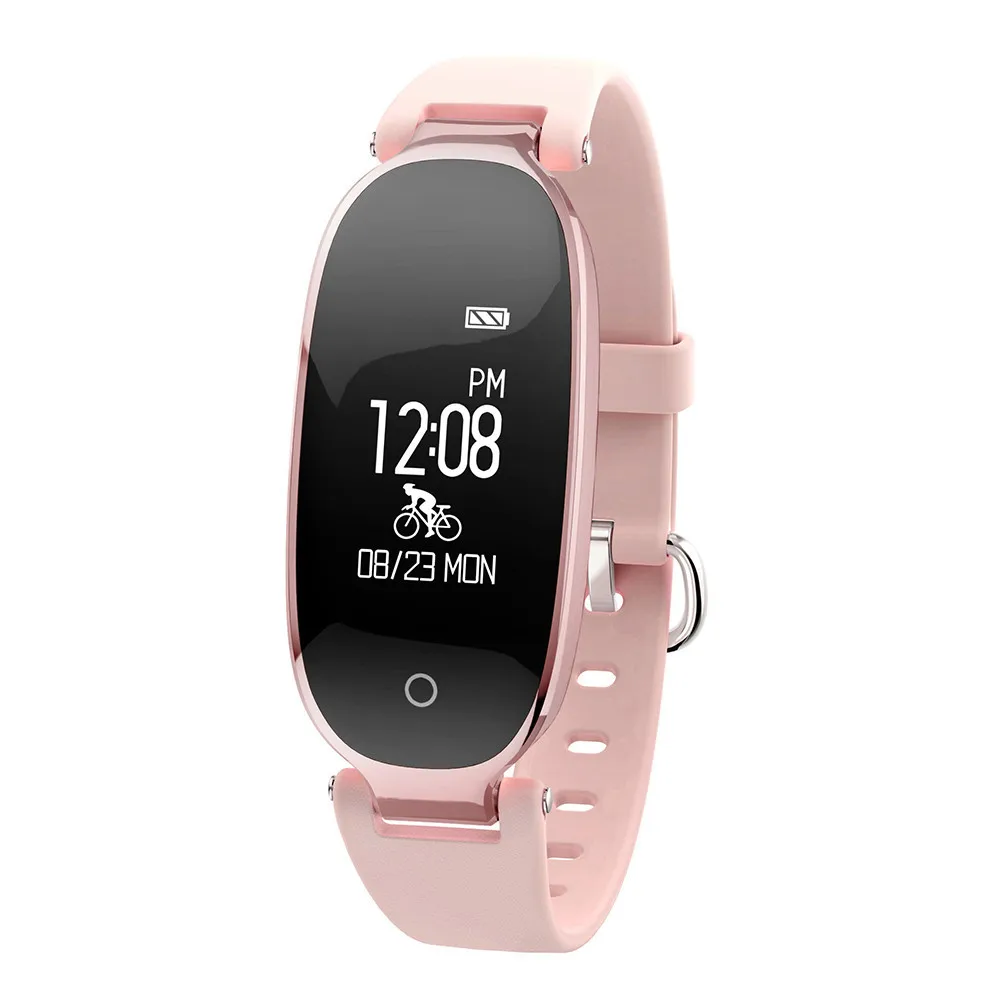 

Smart Wrist Watch BT V4.0 BLE Heart-Rate Sleep Monitoring Facebook Twitter WhatsApp S3 3-axis gravity sensing 5V USB