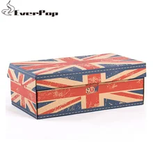 300 шт коробка для обуви с логотипом на заказ Складная коробка из гофрированной бумаги для упаковки обуви может складываться на плоской подошве для хранения груза