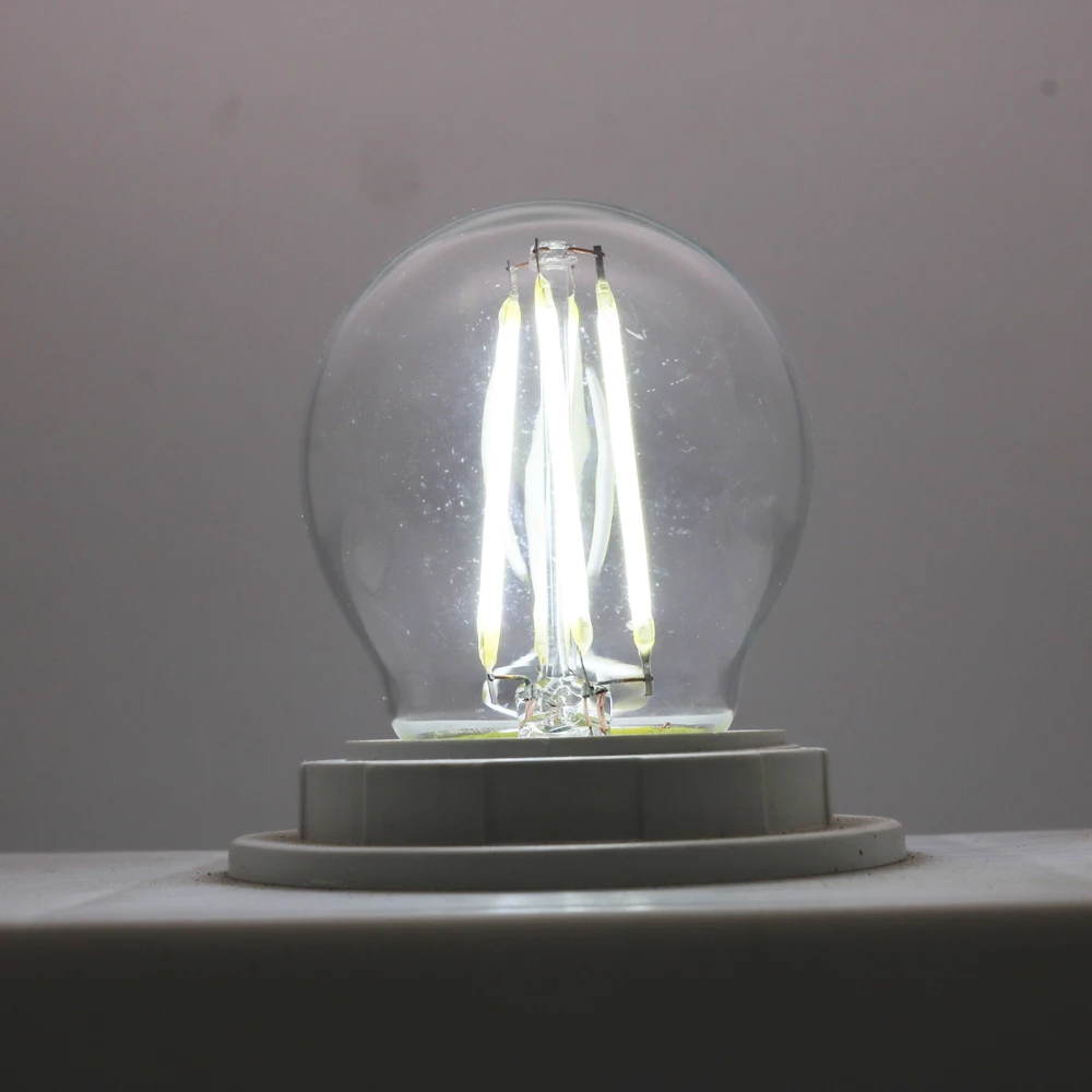 5X mengjay G45 E27 свет 2 Вт 4 Вт 6 Вт 360 градусов лампы накаливания антикварная ретро Эдисон мяч лампада лампы светодиодные теплый белый/белый