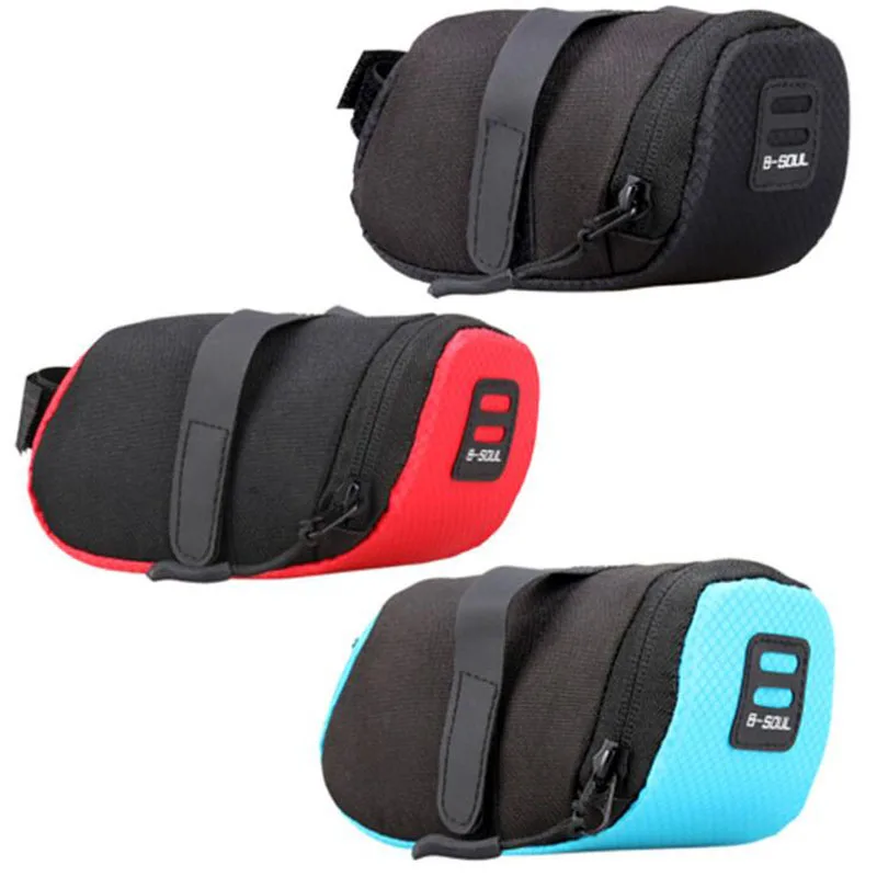 Waterproof Mini Mountain Bike Saddle Bag Pouchs Road Bicycle Back Seat Tail Rear Pouch Outdoor Cycling Seatpost Bag|Сумки и корзины