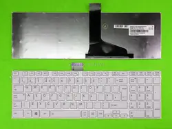 Новый Великобритании Клавиатура ноутбука для Toshiba L850 Белый каркас Белый для Win8 ОС с Бесплатная доставка 9z. n7usu. b0u tvbsu