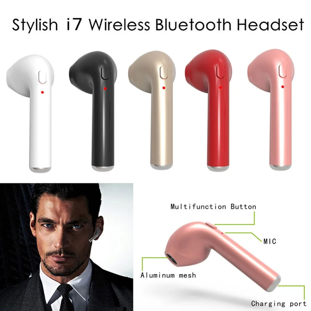 EGizmo Мини Беспроводная bluetooth-гарнитура наушники-вкладыши спортивные стерео