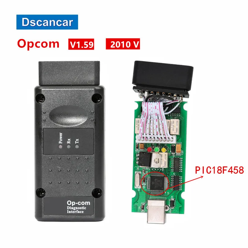 

Opcom 2012V Can OBD2 for Opel V1.59 V1.70 op com op-com with Original PIC18F458 chip
