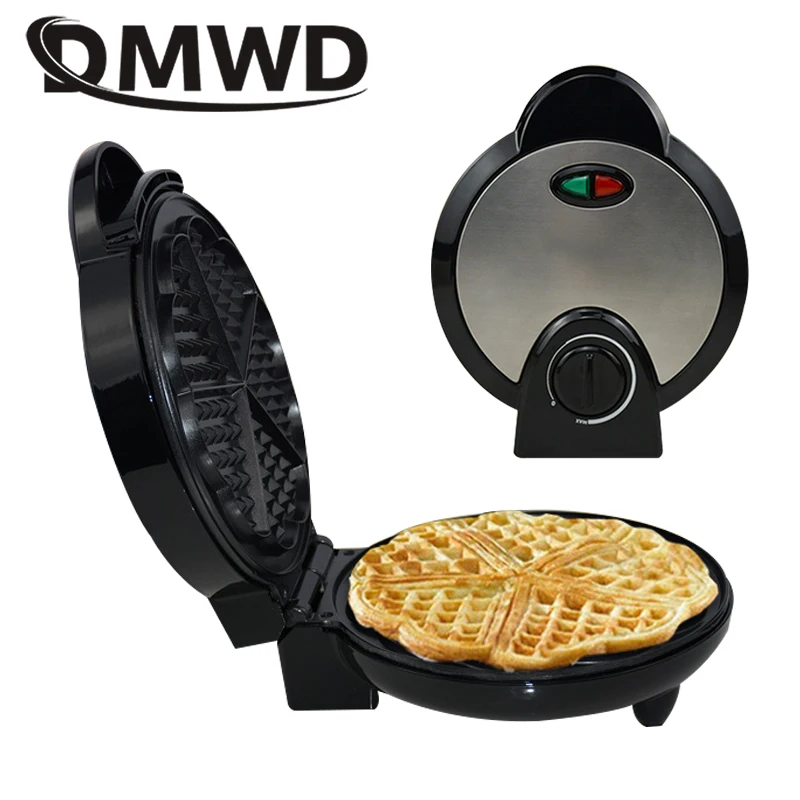 DMWD Electric Waffle Maker Crepe Toaster Non-stick Household Muffin Iron Buuble Eggs Cake Oven Breakfast Baking Machine EU plug DMWD Electric Waffle Maker Crepe Toaster Non-stick Household Muffin Iron Buuble Eggs Cake Oven Breakfast Baking Machine EU plug