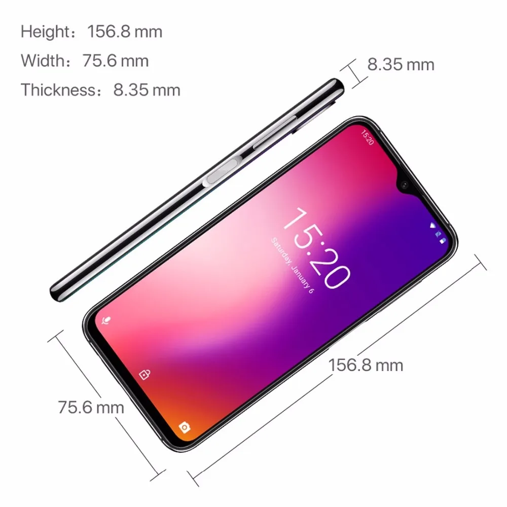 Umidigi One Max 4G Оперативная память 128 Гб Встроенная 6 3 &quotмобильный телефон на