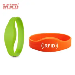 Индивидуальные Цвет 125 кГц Rfid Водонепроницаемый ID карты RFID браслеты и браслеты силиконовые id tk28/f08 браслет