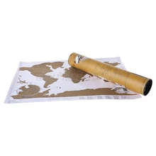 Cartazes de viagem personalizada scratch off diário, mapa do mundo, novidade, envio direto