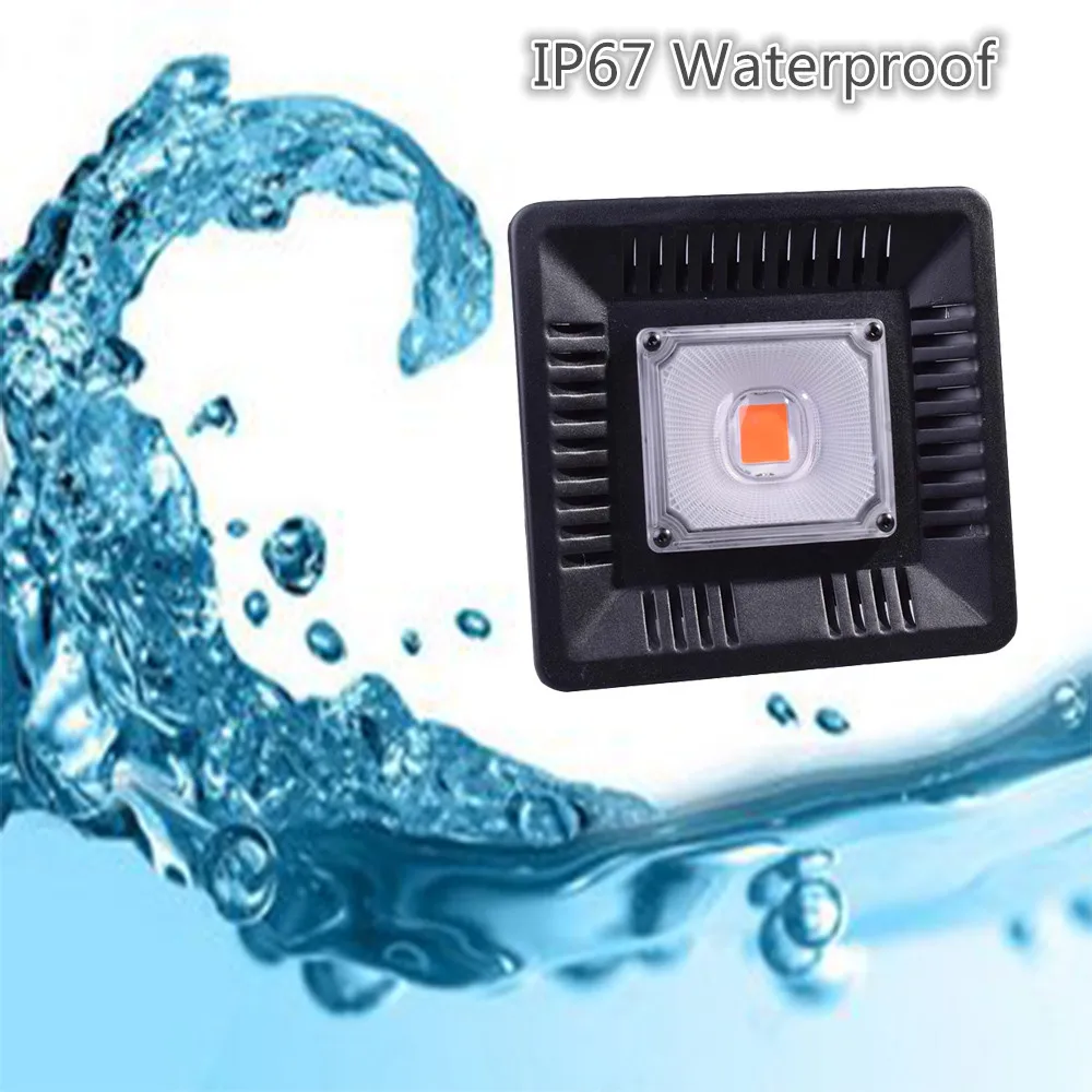 COB Led Grow светильник полный спектр 100 Вт Водонепроницаемый IP65 для растительного
