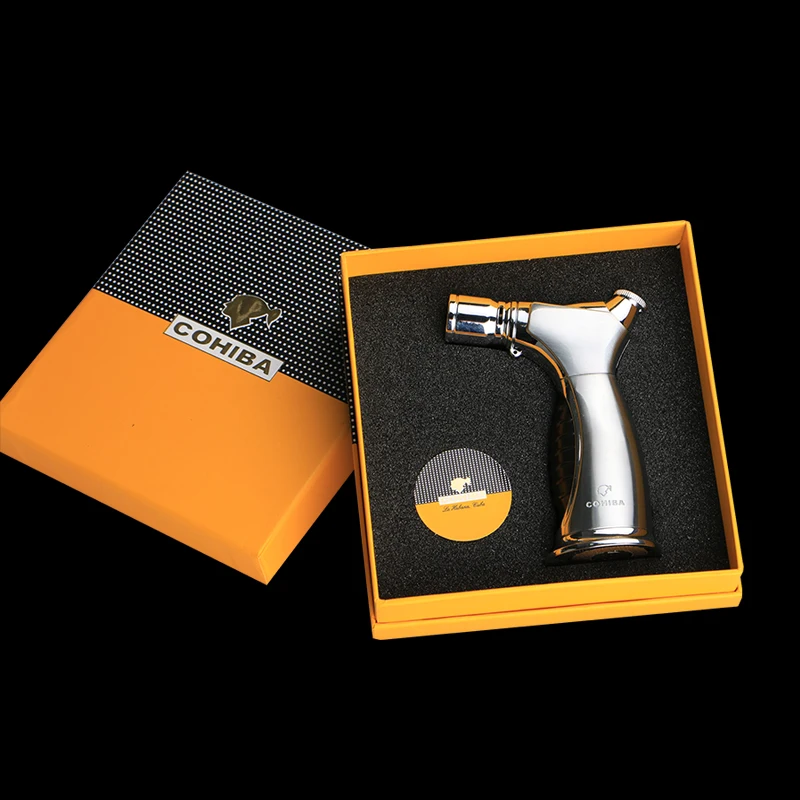 Luxury able Windproof Three Torch Jet Cigar Cigarette Lighter