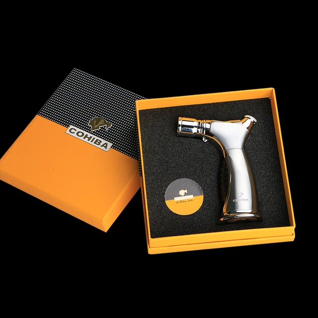 Luxury able Windproof Three Torch Jet Cigar Cigarette Lighter