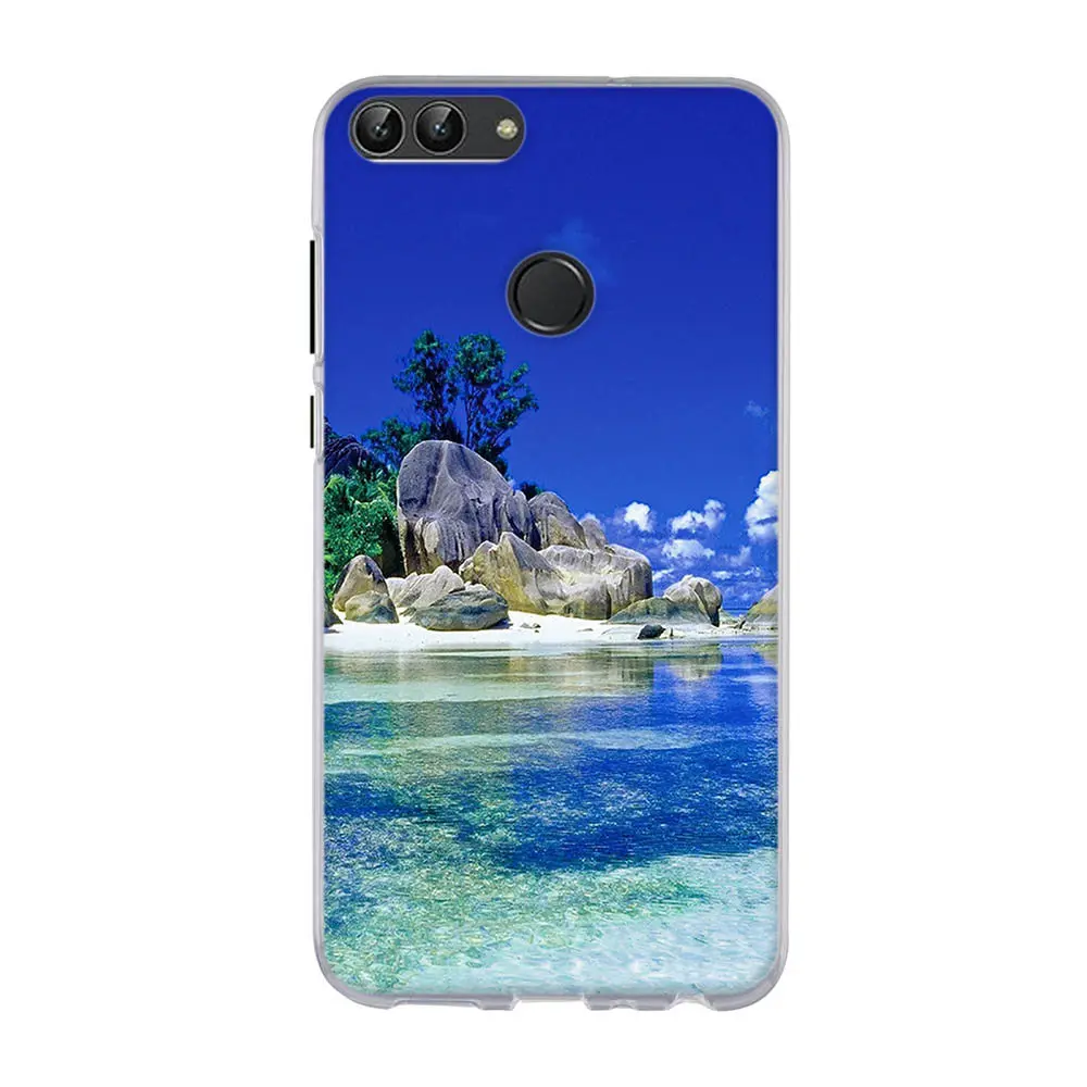 Силиконовый чехол для телефона Huawei Enjoy 7S умный накладка P милый узор бампер 5 65