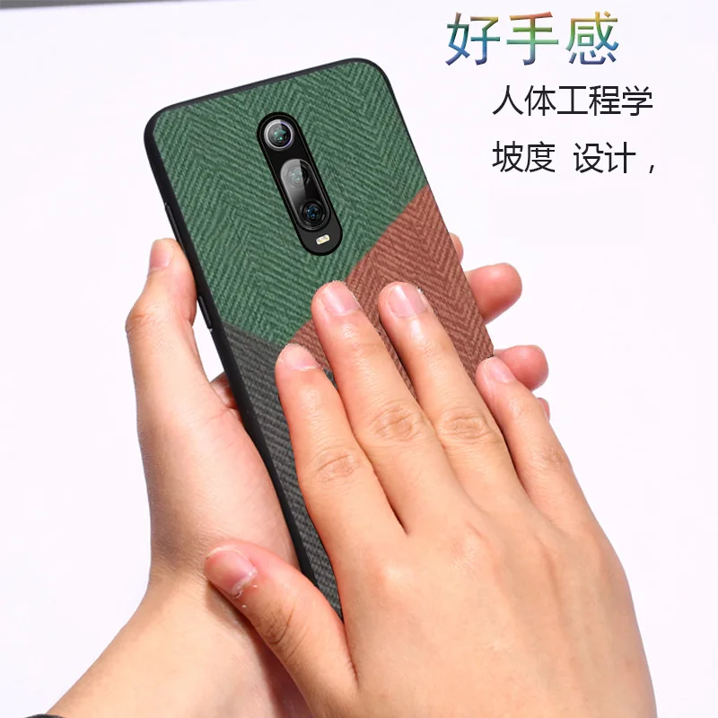 Для xiaomi mi 9T Pro Чехол Мягкий ТПУ край+ твердая ткань текстура модный защитный чехол на заднюю панель для xiaomi mi 9t mi 9t чехол для телефона